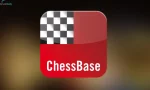 1. Image depicting the ChessBase 16 logo with a download button, indicating a free download option for the software.