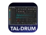 1. Logo of Togu Audio Line TAL-Drum, a music software designed for drum sound creation and manipulation.